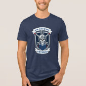防空戦闘のベテラン トライブレンドTシャツ (正面)