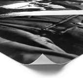 防空施設の監視員がガスマスクを着用する – 第2次世界大戦 ポスター (角)