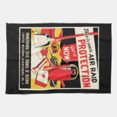 防空施設 キッチンタオル (横)