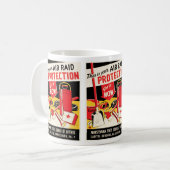 防空施設 コーヒーマグカップ (正面左)