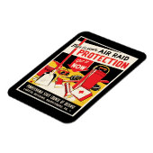 防空施設 マグネット (左側)