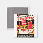 防空施設 マグネット (正面/裏面)