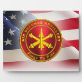 防空砲 フォトプラーク (正面)