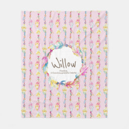 防羽・ビーズピンクの意味 フリースブランケット