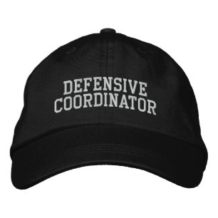 防衛コーディネーター帽子 刺繍入りキャップ