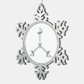 防衛命令オーナメント スノーフレークピューターオーナメント (右)