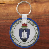 防衛契約監査機関ロゴキーチェーン キーホルダー (正面)