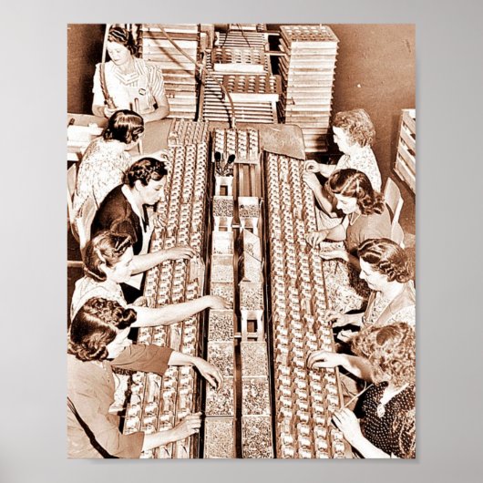 防衛施設の組立ライン ポスター (正面)