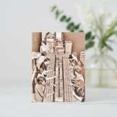 防衛施設の組立ライン ポストカード (スタンド正面)