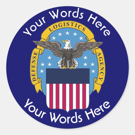 防衛物流庁DIAシールド ラウンドシール (正面)