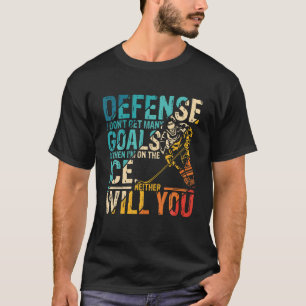 防衛私は多くのゴールを得ていない時に Tシャツ