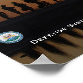 防衛系通信管理ポスター ポスター (角)