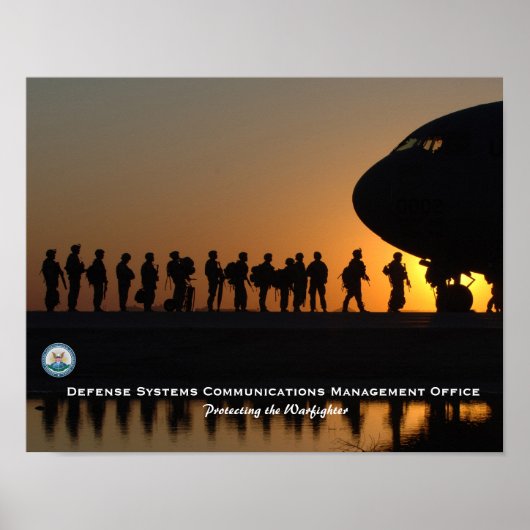 防衛系通信管理ポスター ポスター (正面)