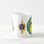 防衛語学研究所- ASAベトナムの退役軍人 コーヒーマグカップ (中央)