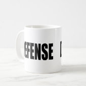 防衛 コーヒーマグカップ (正面左)