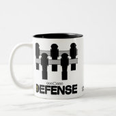 防衛 ツートーンマグカップ (左)