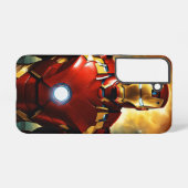 防護装甲：スタイリッシュ携帯カバー SAMSUNG GALAXYケース (裏面横)