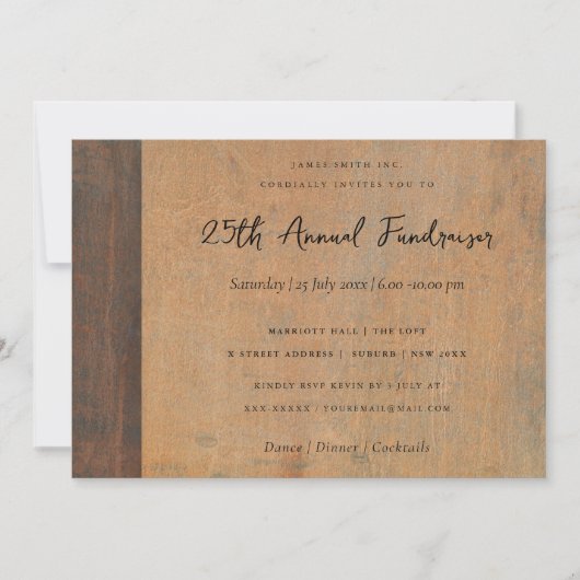 防錆性オグランジレンジ金属企業のイベント 招待状 (正面)