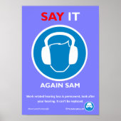 防音ポスター ポスター (正面)