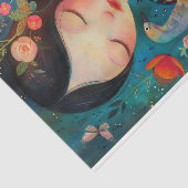 防鳥と花娘の切り離し 薄葉紙 (詳細)