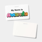 阿万田 バッジ (正面＆裏面)