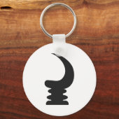 阿古弁 |ウォーホーン |警戒の象徴 キーホルダー (正面)