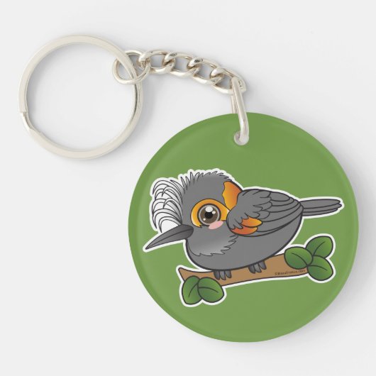 阿古河戸ハワイフォレストバード キーホルダー (正面)