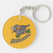 阿古河戸ハワイフォレストバード キーホルダー (裏面)