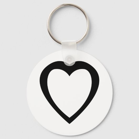 阿古間 |忍耐と寛容の白の記号 キーホルダー (正面)