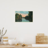 阿寒川ダムを見渡す ポスター (キッチン)