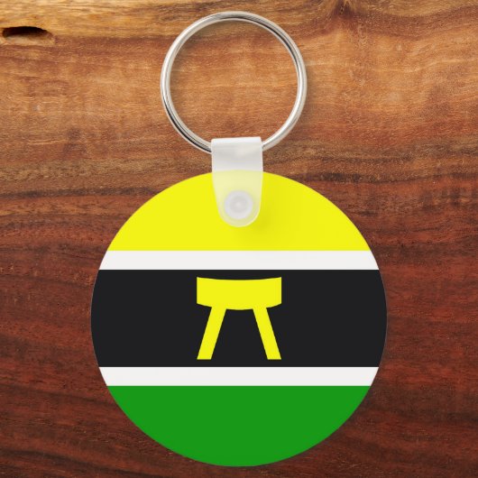 阿寒民族国旗ガーナ・クワアイボリー海岸 キーホルダー (正面)