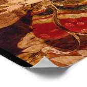 阿弥陀の来迎とその杖_方角 ポスター (角)