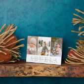 阿武エラ |孫の写真コラージュ フォトプラーク (側面)