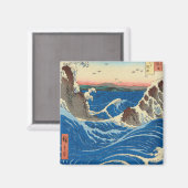 阿波国鳴門渦1855年広重 マグネット (正面/裏面)