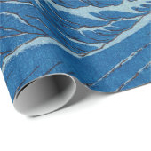 阿波国鳴門渦1855年広重 ラッピングペーパー (ロールコーナー)