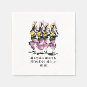 阿波踊り スタンダードカクテルナプキン (正面)