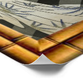 阿瀬おふく女～北川歌麿～女性ワイピング顔 ポスター (角)