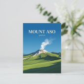阿蘇山 日本 ポストカード (スタンド正面)