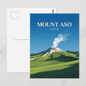 阿蘇山 日本 ポストカード (正面/裏面)