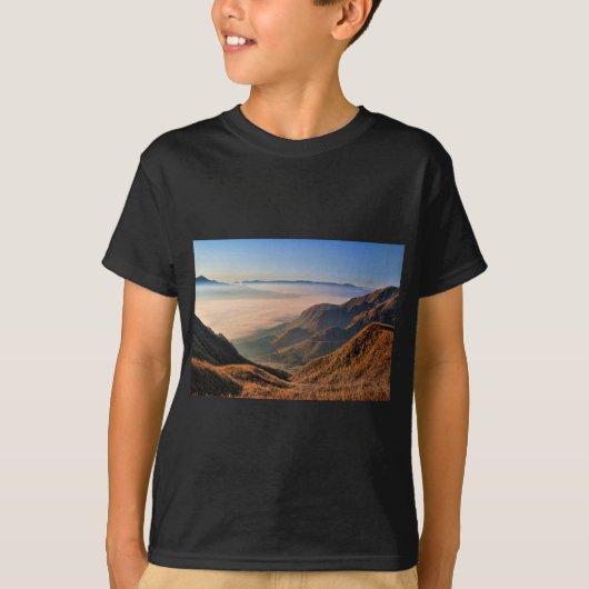 阿蘇 熊本 日本 ソンマ 海の雲 Tシャツ (正面)