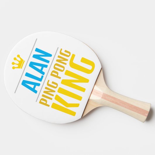 阿蘭 卓球ラケット (横)