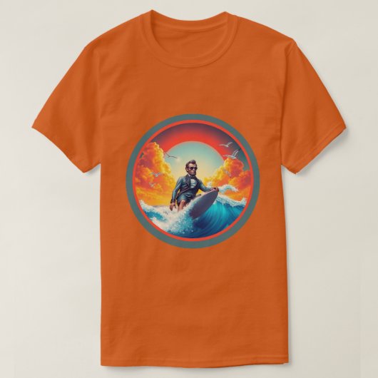 阿部サーファー Tシャツ (デザイン正面)