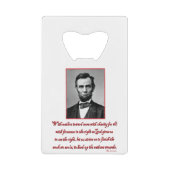 阿部 – マリス – なし クレジットカード栓抜き (正面)