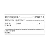 附属勧誘者法定宣言法 セルフインキングスタンプ (デザイン)