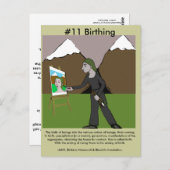 附属#11産の出生に留意 ポストカード (正面/裏面)