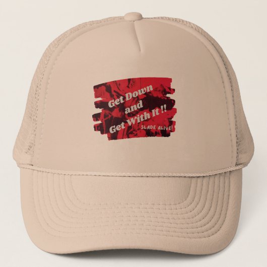 降りて生きてスレイドで行け キャップ (正面)