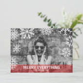 降りモダンる雪の結晶ホリデーレッドPHOTO シーズンカード (スタンド正面)