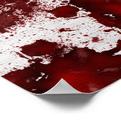 降下血痕 ポスター (角)