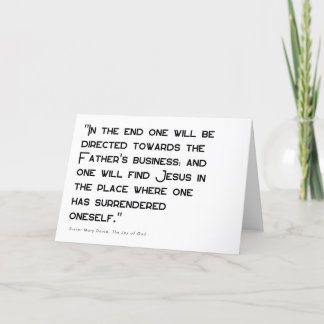 降伏と平和 – 宗教上のグリーティングカード サンキューカード