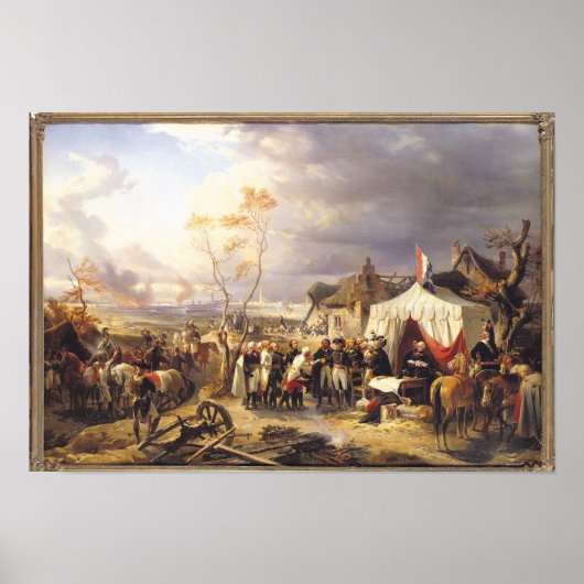 降伏を受け取ったラ・モリエール将軍 ポスター (正面)